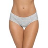 Wealurre Cotton Bikini Women's Breathable Panties Seamless Comfort Underwear(3128M,Stripe 2)