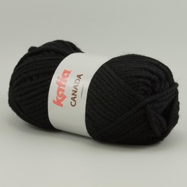 Katia Canada 002 Black 100 g Wool
