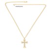 SugarTang Moissanite Cross Necklace for Men and Women, Diamond Cross