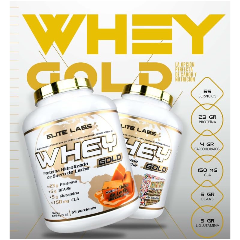 ELITE LABS WHEY GOLD DULCE DE LECHE