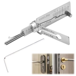 Lock Picking and Key Reader,Mas/TER Key Set for Lock,Auto Lock Pick,Lock Pick Decoder for Auto,Key Decoder Lock Pick,Lockpicking Sets,Key Decoder Lock Picking Tool,for Repair Maintenance(SS001 Pro)