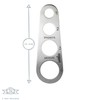 Harbour Housewares Stainless Steel Spaghetti Measure Utensil for 1-4 People