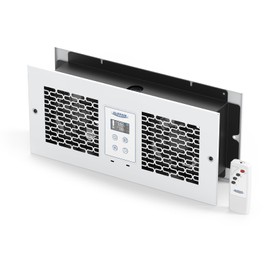 ALORAIR 300 CFM Room to Room Air Transfer Fan Vent Fan, Two-Way Reversible Through Wall Ventilation Fan, Dual Fan, Remote Control Temperature Control, Quiet Circulation for Kitchen, Bathroom, Laundry