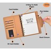 Arpan A5 Executive Personal Organiser Ruled Notebook Padded Leather Cover