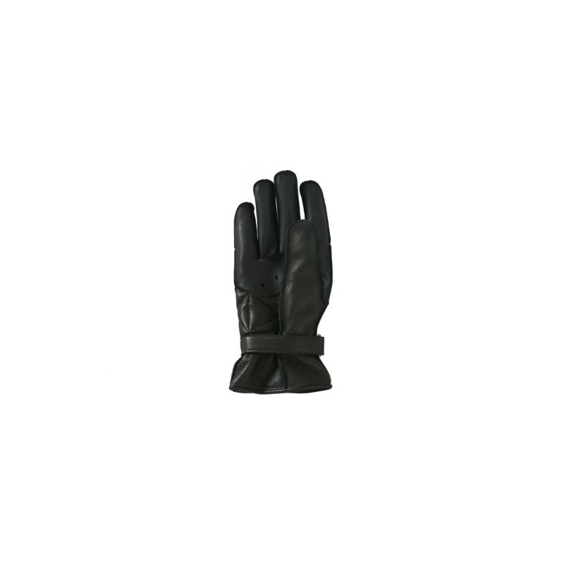 JRP Motorcycle Leather Gloves DBN Black S Finger Long