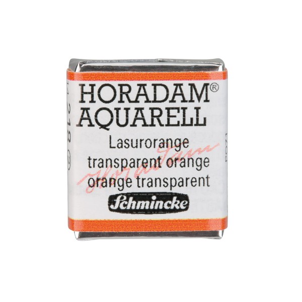 Schmincke : Horadam Watercolour : Half Pan : Transparent Orange