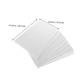 SEWACC Set of 10 A4 Foam Panels 11.69 x 8.27 x 0.16 Inches Thin Foam Printing Plates for Crafts DIY Painting and Presentations