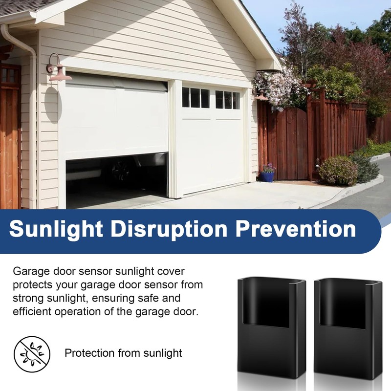 Garage Door Sensor Sun Shade Protector, Garage Door Safety Sensor