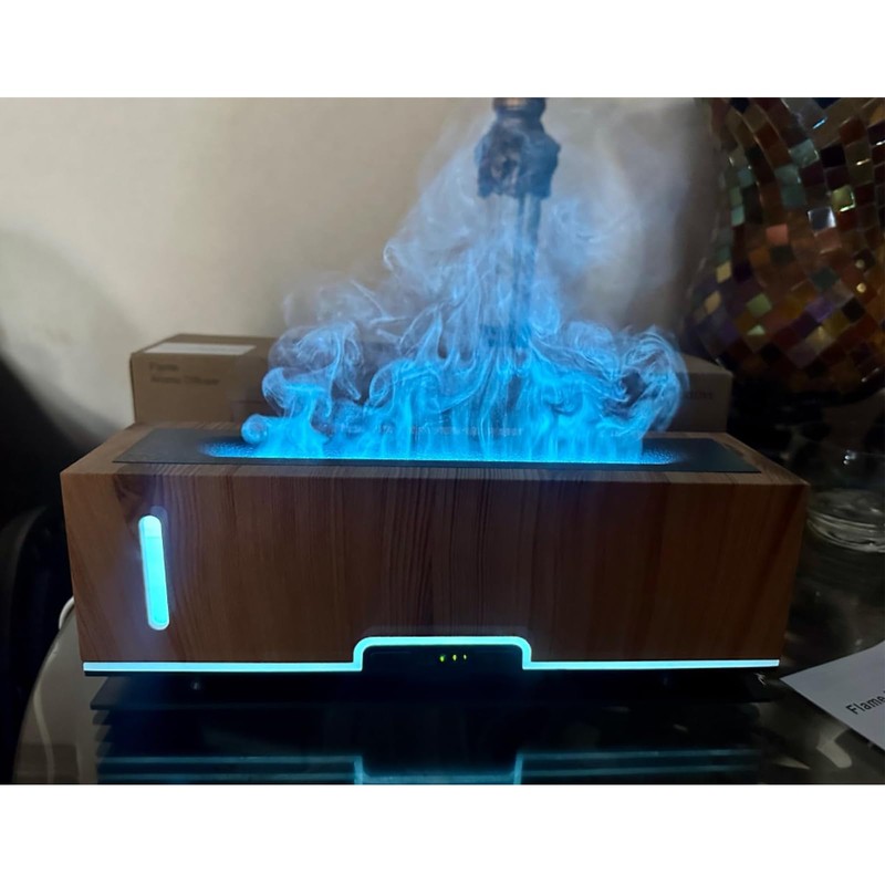 Diffuserlove Flame Diffuser Essential Oil Diffusers 200ml Fireplace Aroma Diffusers