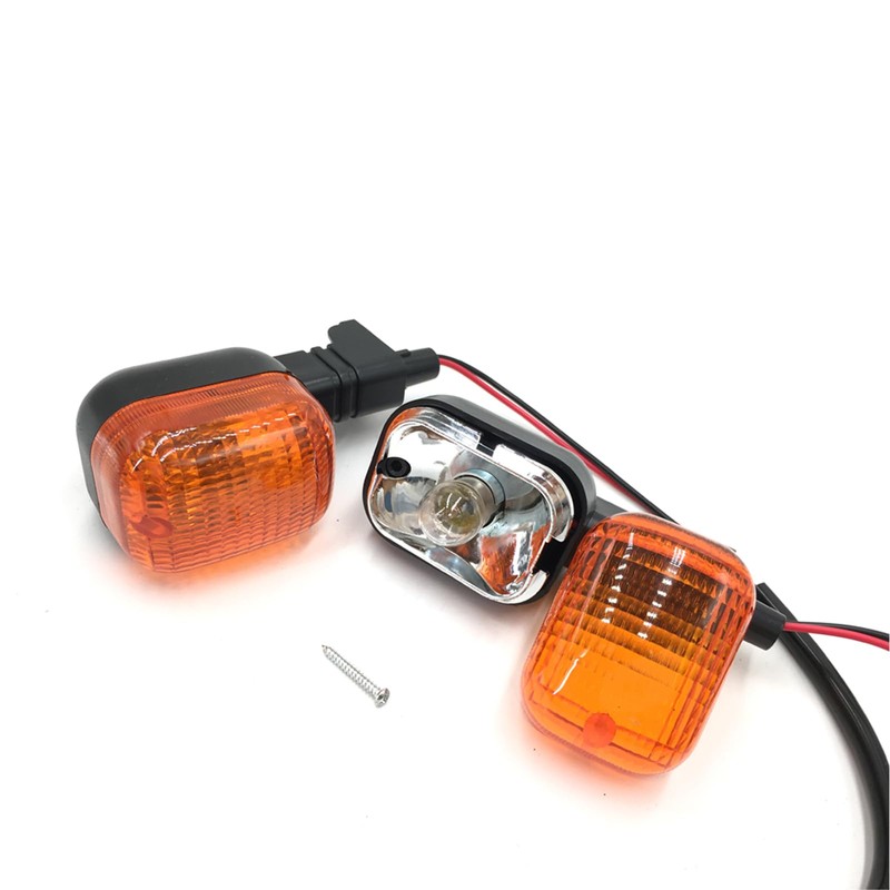 SPNUVR 2Pcs Rear Motorcycle turn signals Winker Indicators light for