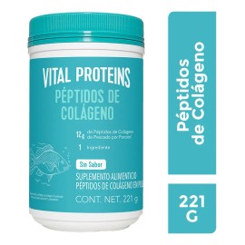 Péptidos De Colágeno Vital Proteins En Polvo Sin Sabor 221g