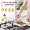 Kordisen Nonstick Grilling Pan with Lid for Stove Tops, 9.5