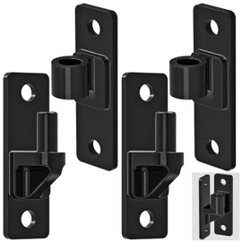 Lifeswell Heavy Duty Gate Hinges, Steel Hinges with Electroplated Coating, 2-Pack Wall Mount Female & Male Hinges for Fences & Farm Gates, 600 lbs Capacity