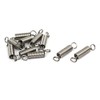 sourcingmap 0.3mmx3mmx15mm 304 Stainless Steel Tension Springs Silver Tone 10pcs