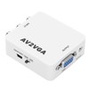 For AV to VGA Conveter Portable 1920x1080 HD AV2VGA Video