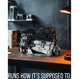 Nifeliz L6 Engine Building Set, Advanced Collector’s Engine Model Toy, Physical Science Educational Toy for Adults, Home or Office Display (2,820PCS, NF10316)