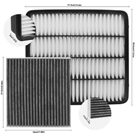 KEQGPCBE Comb Engine Cabin Air Filter for Lexus LX570 2021 2020 2019 2018 2017 2016 2015 2014 2013 2011 2010 2009 2008