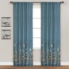 Lush Decor Flower Drops Window Curtain Single Panel, 95" L
