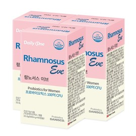 Daily One Rhamnosus Eve Live Probiotics Guaranteed 10 Billion CFU 560mg x 60 Capsules 3 Bottles / 데일리원 람노서스 이브 생유산균 보장균 100억 CFU 560mg X 60캡슐 3통