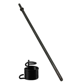 Victeut Pneumatic Taper Punch, 3/8'' Point Tip, 18'' Long, 0.401" Shank, 42Cr-Mo, HRC60 Hardness Rating, Rolled Rust-resistant Oil Treatment, With an Air Hammer Spring Included, Air Hammer Bits