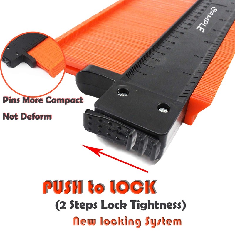 Contour Gauge Profile Tool with Lock, AMPLE 5 and 10