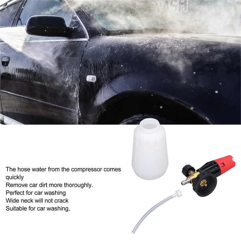 Pressure Washer Foam Cannon Wide Neck Adjustable Nozzle Foam Gun