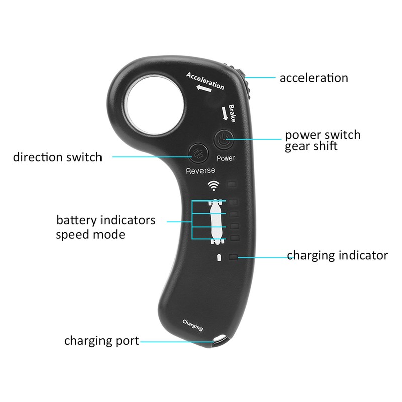 Smart Wireless Remote Control Four Wheel Double Drive Electric Scooter