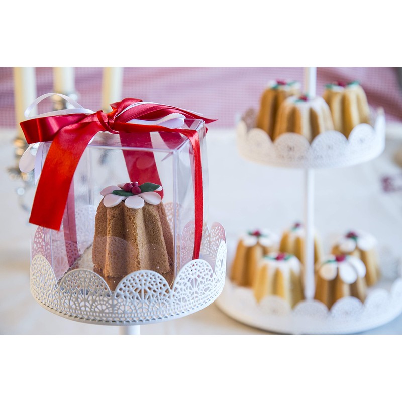 Decora 0062684 Backform für Mini-Pandoro, eloxiertes Aluminium, 7.5 X 6.3