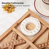 NIKKY HOME Tic Tac Toe Game Coffee Table Decor, 10.6