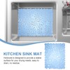 GLEAVI Kitchen Mat Sink Mat Chopsticks Support Simple Pvc Kitchen