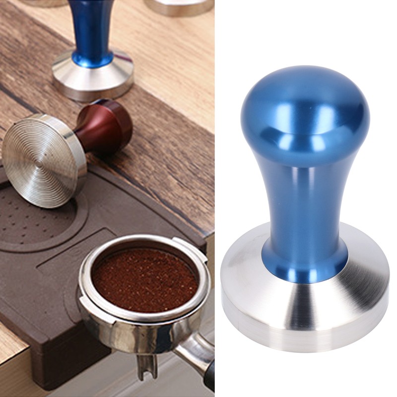 58mm Stainless Steel Flat Coffee Tamper Powder Press Hammer Tool
