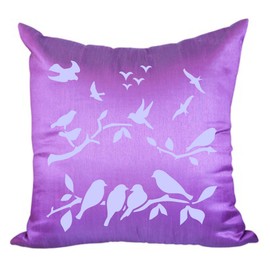 Birds On Branches Stencil - 12.5 x 12.5cm (S) - Reusable Bird Branch Silhouette Wall Stencil Template