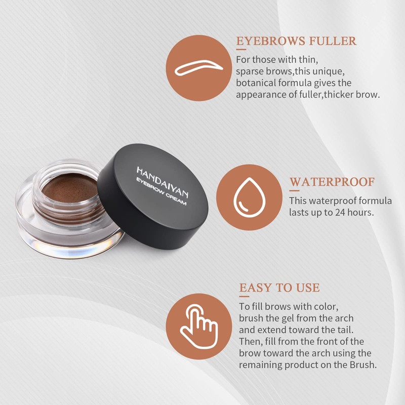 Xzeemo 3 g Eyebrow Cream, Eyebrow Pomade Gel, Eyebrow Colour
