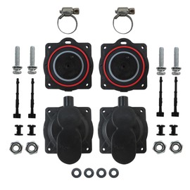 Premium Air Pump Diaphragm Rebuild Kit Replacement Fit for Hoot Troy Air H365, H450, H500, LA500, LAR500, H600 with Filter and Safety Screw