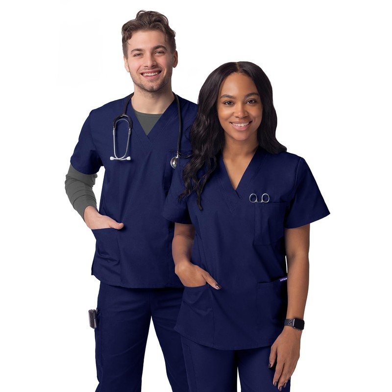 Sivvan Unisex Scrubs - V-Neck Scrub Top - S8304 -