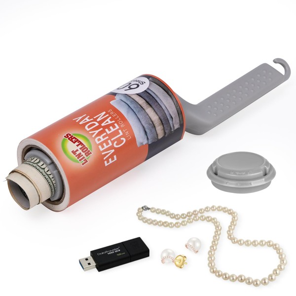 Real Working Lint Roller with Storage, Secret Stash Safes, Secret