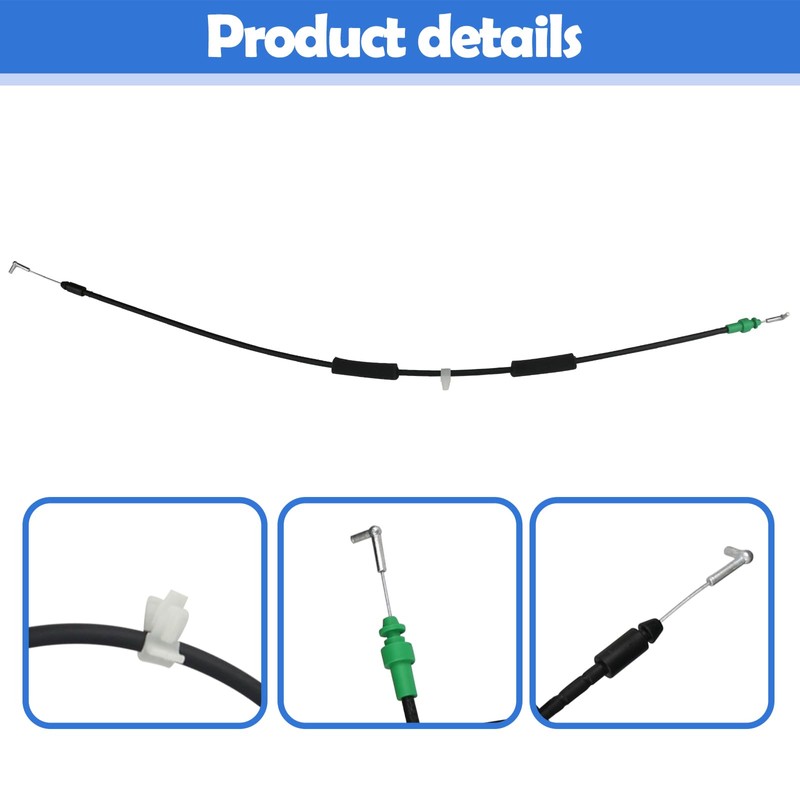 Driver Side Door Handle Release Cable Compatible with 2Door Honda
