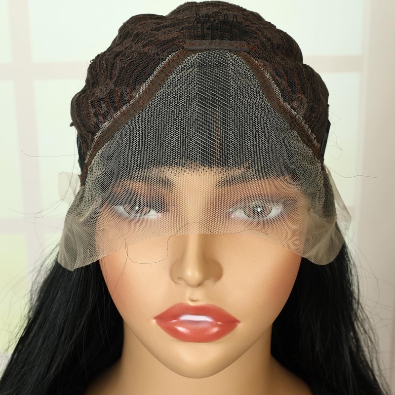 Creamily 13x3 Black Lace Front Long Wavy Wigs for Black