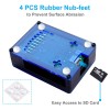 Miuzei Raspberry Pi 4 Case With Fan Cooling , 4