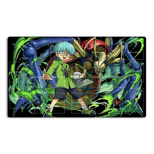 New Mlikemat Playmat Weevil Underwood TCG CCG OCG Trading Card Game Mat with Zones + Free Bag (ZD014-787-A)