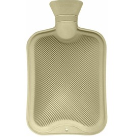 LUXE DIVA Large 2L Hot Water Bottle Natural Warmer Rubber