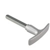 INTRA-TEC Garage Door Handle Aluminium F1 9 x 82 mm