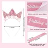 SuPoo 6th Birthday Decorations - Girl's 6th Birthday Sash &