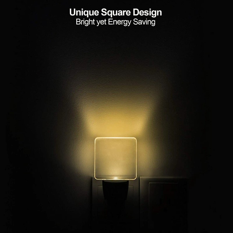 DEWENWILS Plug-in LED Night Light with Light Sensor Automatic On