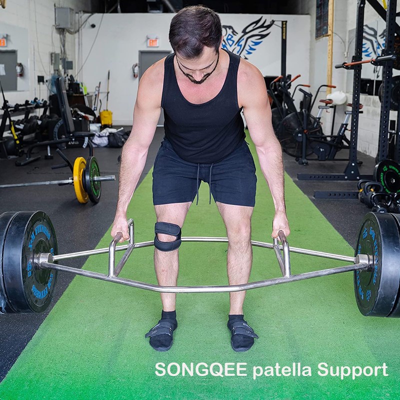 SONGQEE Upgraded Patella Tendon Knee Strap for Women, Breathable Knee