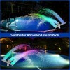 XJUGEZ Pool Fountain with Lights for Above Ground/Ingroun