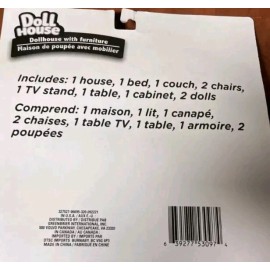 Greenbriar International DOLL HOUSE Doll House with Furniture NIP