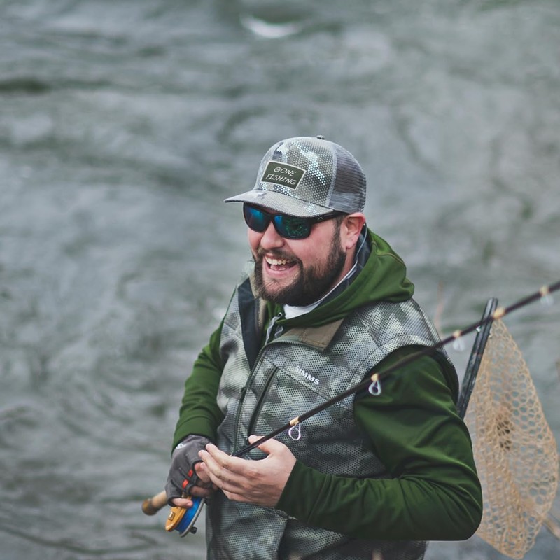 EJOY OUTDOORS 2 PCS Gone Hunting & Gone Fishing Patches