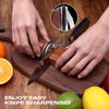 Rolling Knife Sharpener Kit, Kitchen Knife Sharpener with Replaceable Discs
