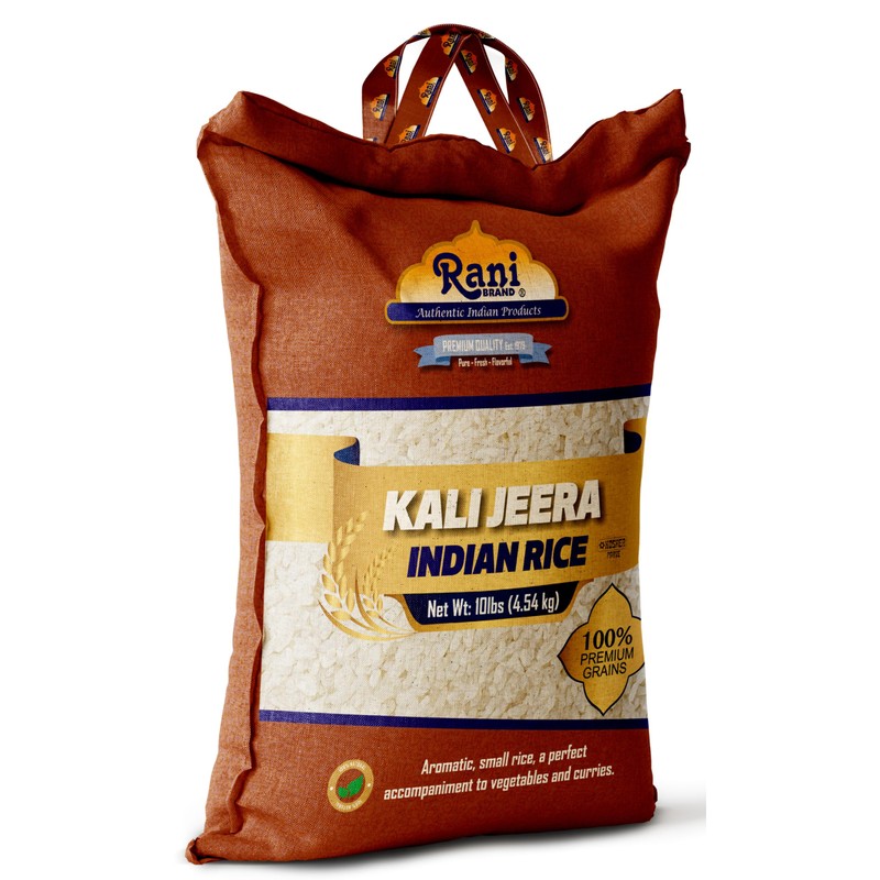 Rani Kali Jeera Indian Rice 160oz (10lbs) 4.54kg Cloth Bag
